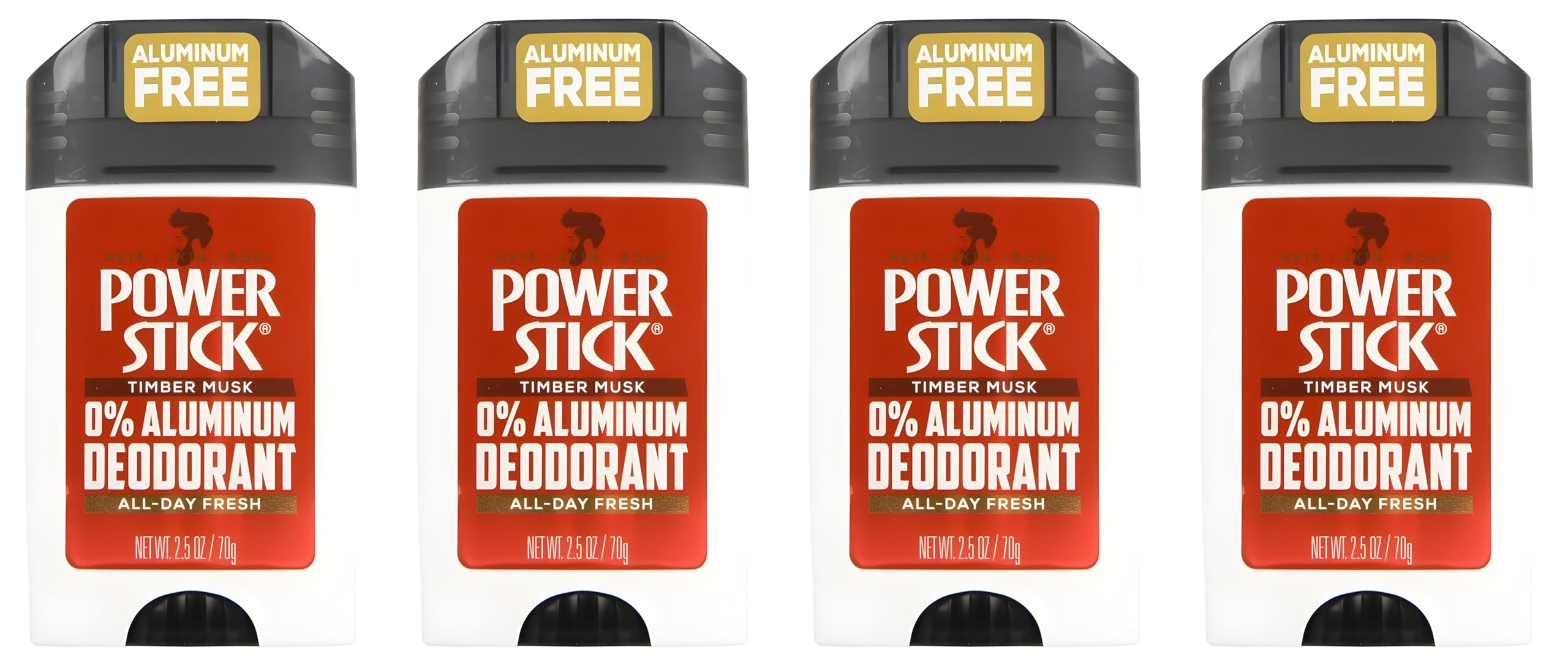 Power Stick Timber Musk deodorant stick front view for daily freshness