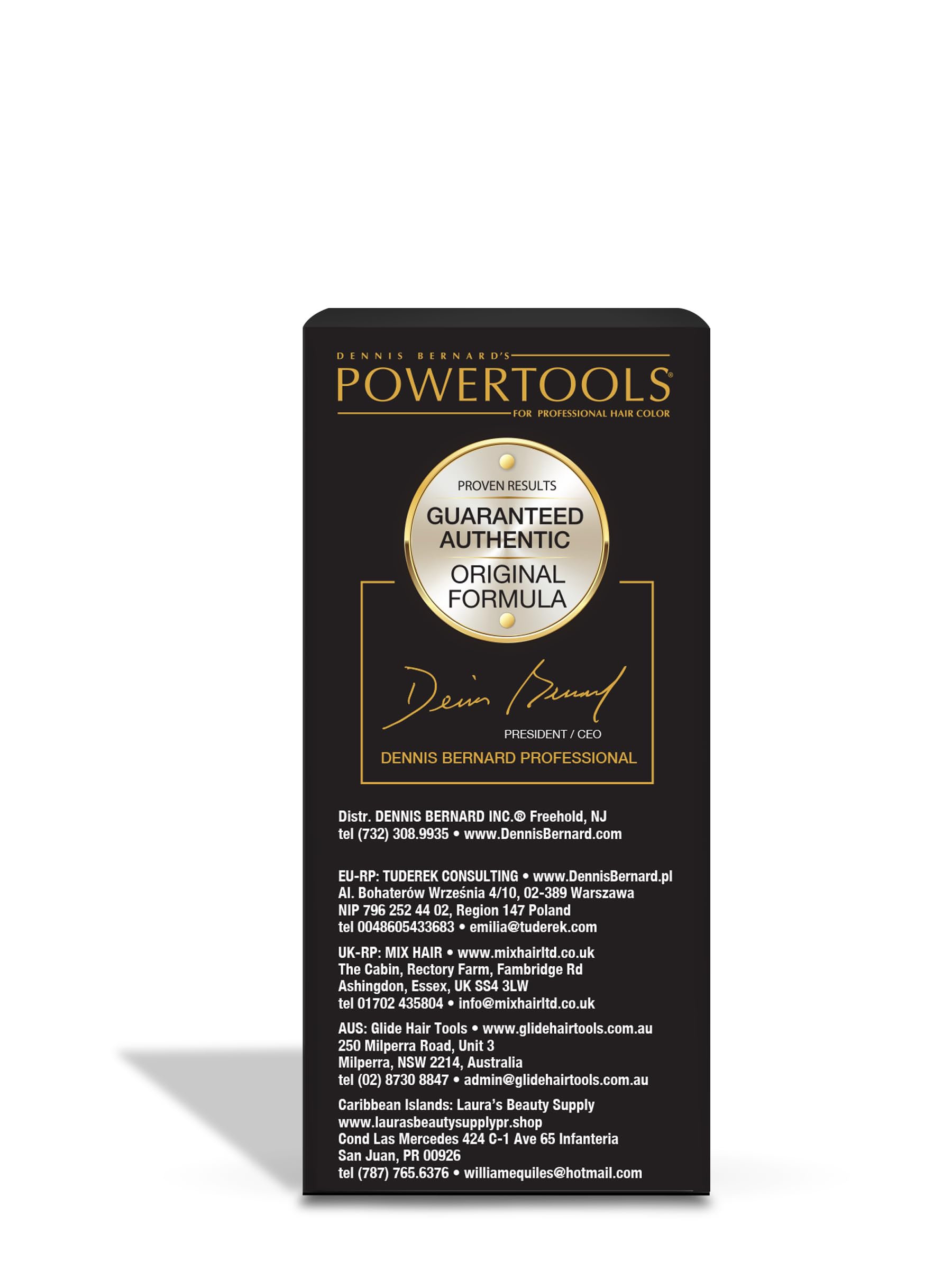 Powertools Shine After-Treatment reveals deeper conditioning and gloss.