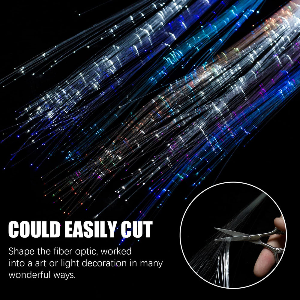 POZILAN butterfly LED braid extension clip for luminous festival looks