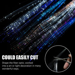 POZILAN LED butterfly braid clip with color cycles for dynamic looks.