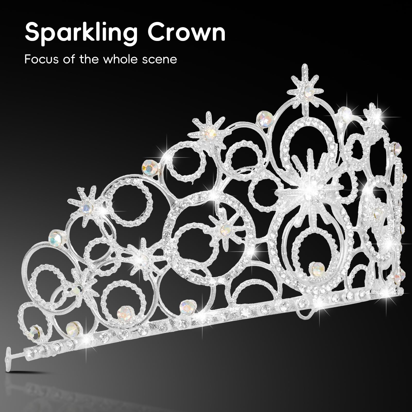 PPER-Jie Crystal Crowns on-model demonstrates festival-ready Halloween elegance.
