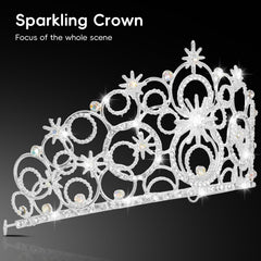 PPER-Jie Crystal Crowns on-model demonstrates festival-ready Halloween elegance.