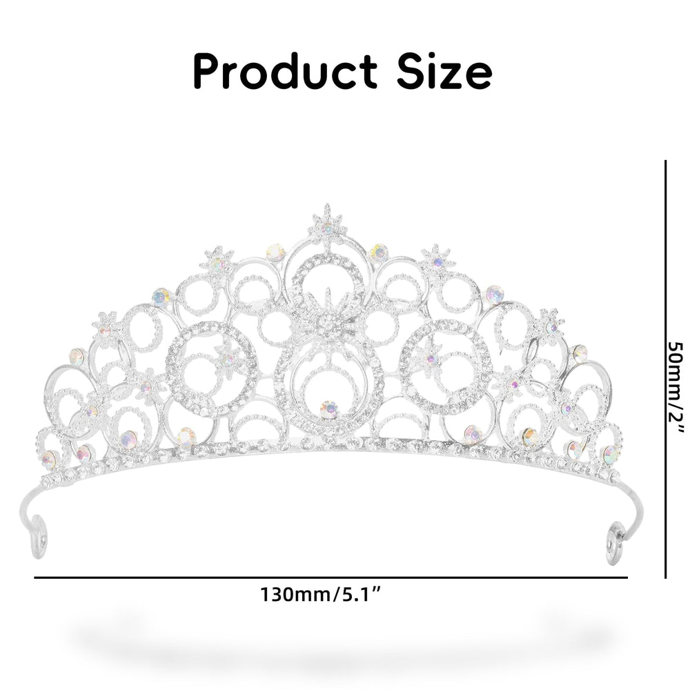 PPER-Jie Crystal Crowns side view highlights secure fit and crystal accents.