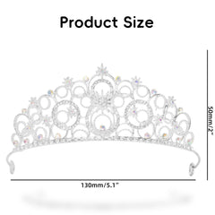 PPER-Jie Crystal Crowns side view highlights secure fit and crystal accents.