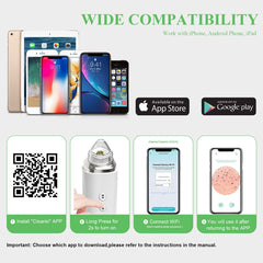 Prabensei wifi connection illustration demonstrates wireless syncing to phone