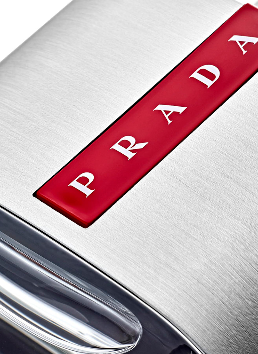Prada Luna Rossa spray bottle demonstrates long-lasting freshness.