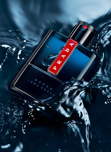 Prada Luna Rossa Ocean etched glass conveys sophistication and breezy coastal vibes.