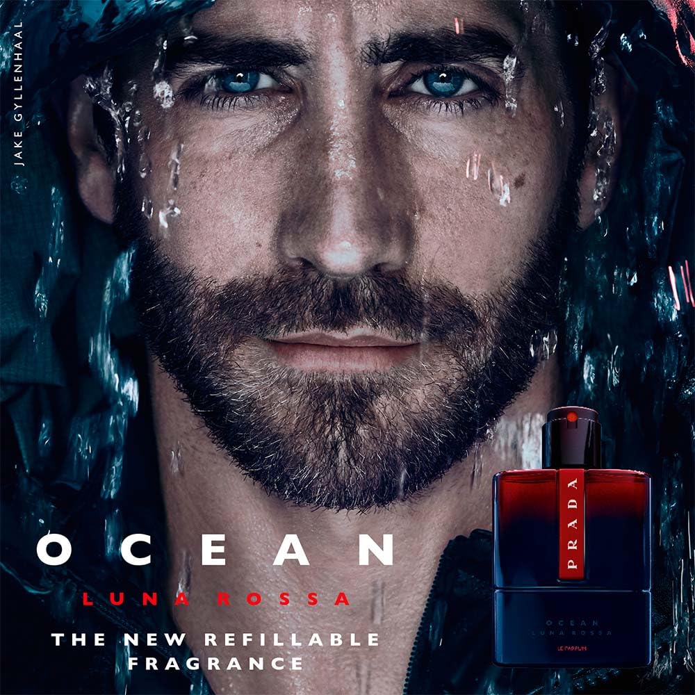 Prada Luna Rossa Ocean Le Parfum packaging box highlights premium gift-ready presentation.