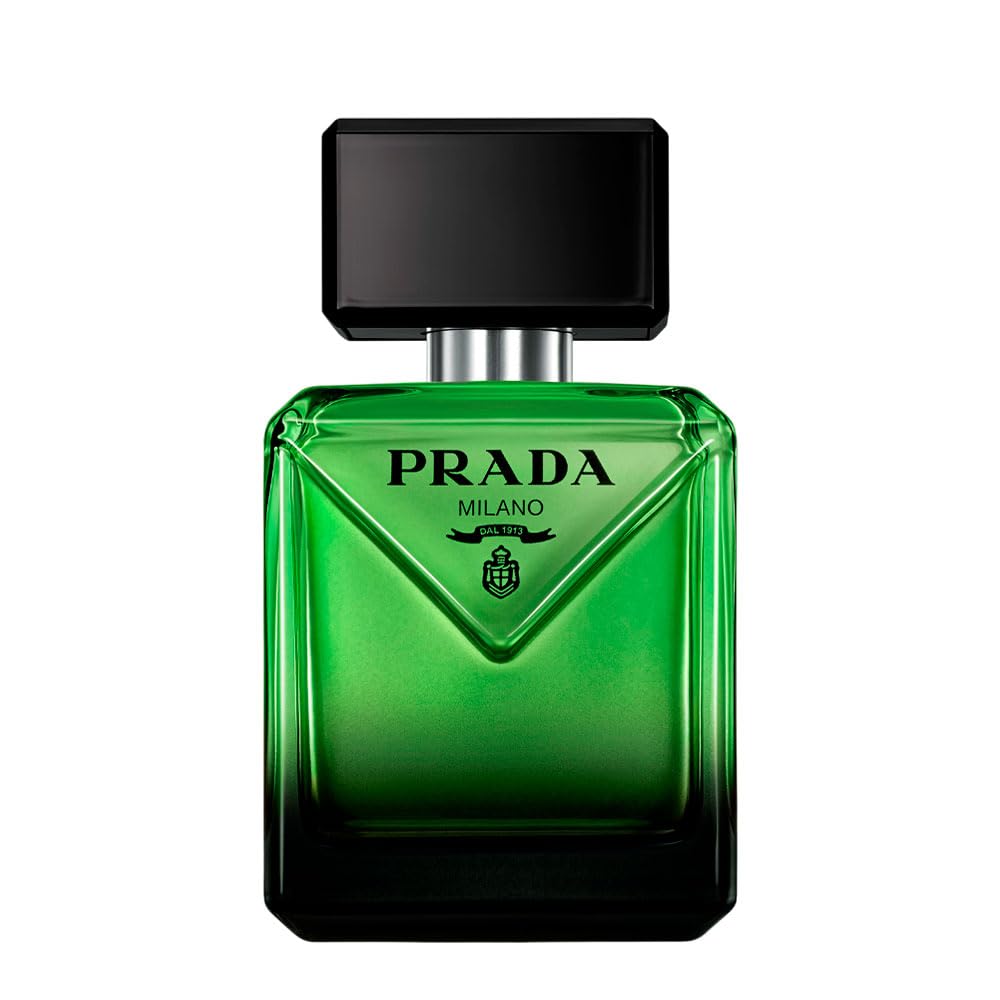 Prada Paradigme bottle-front view signals refined presence for daily wear