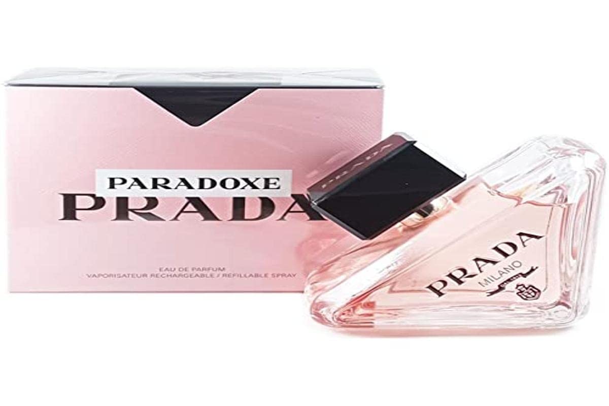 Prada Paradoxe bottle-front showcases modern luxury for daily wear.