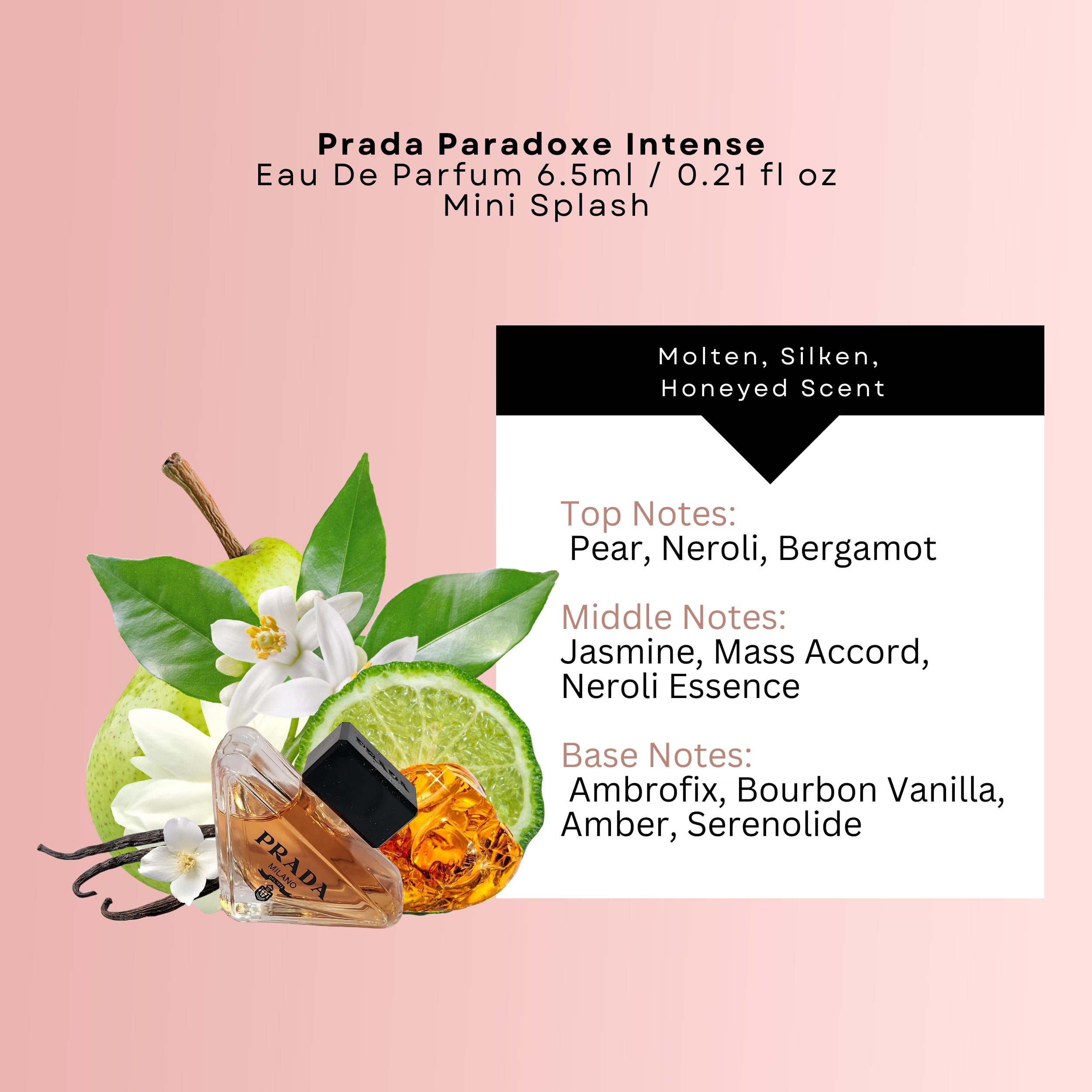 Prada Paradoxe Intense packaging box, refined presentation for gifting.