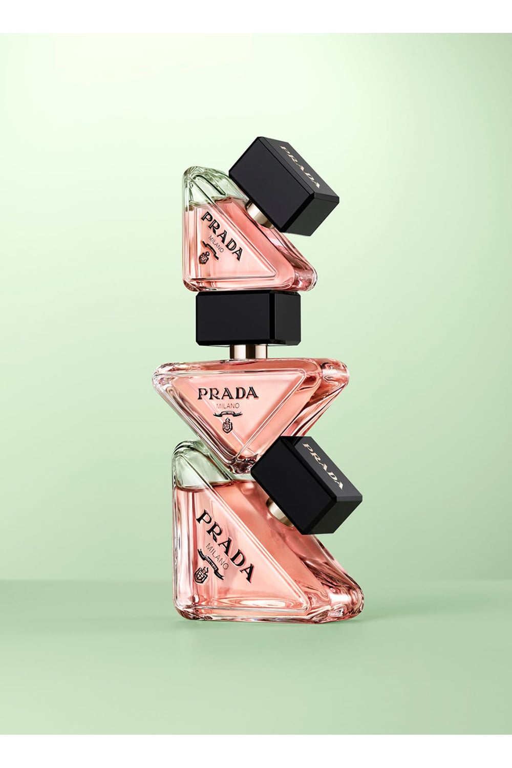 Prada Paradoxe packaging box highlights premium presentation.
