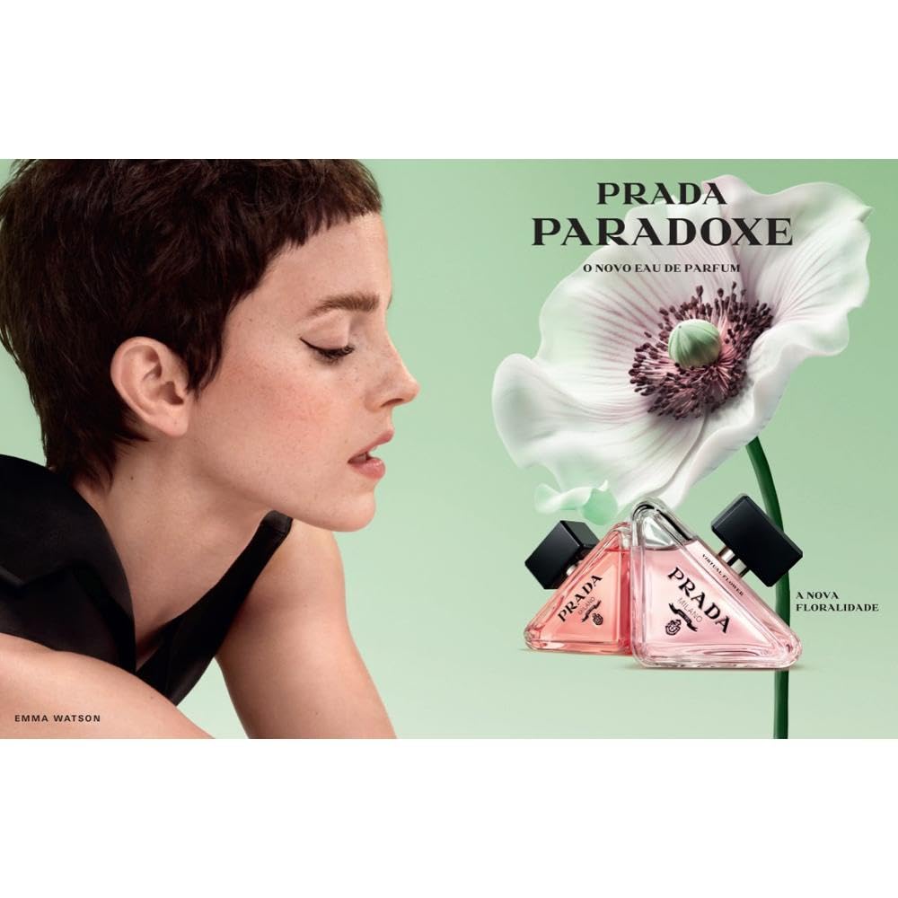 Prada Paradoxe Virtual Flower bottle cap close-up on premium packaging
