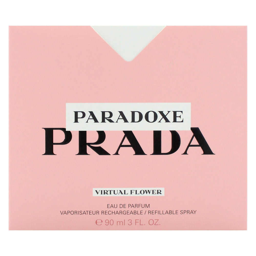 Prada Paradoxe Virtual Flower droplets on petals, suggests fresh daytime wear