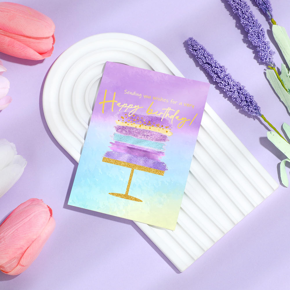 Pradnel greeting card for a personal birthday message and warm wishes.