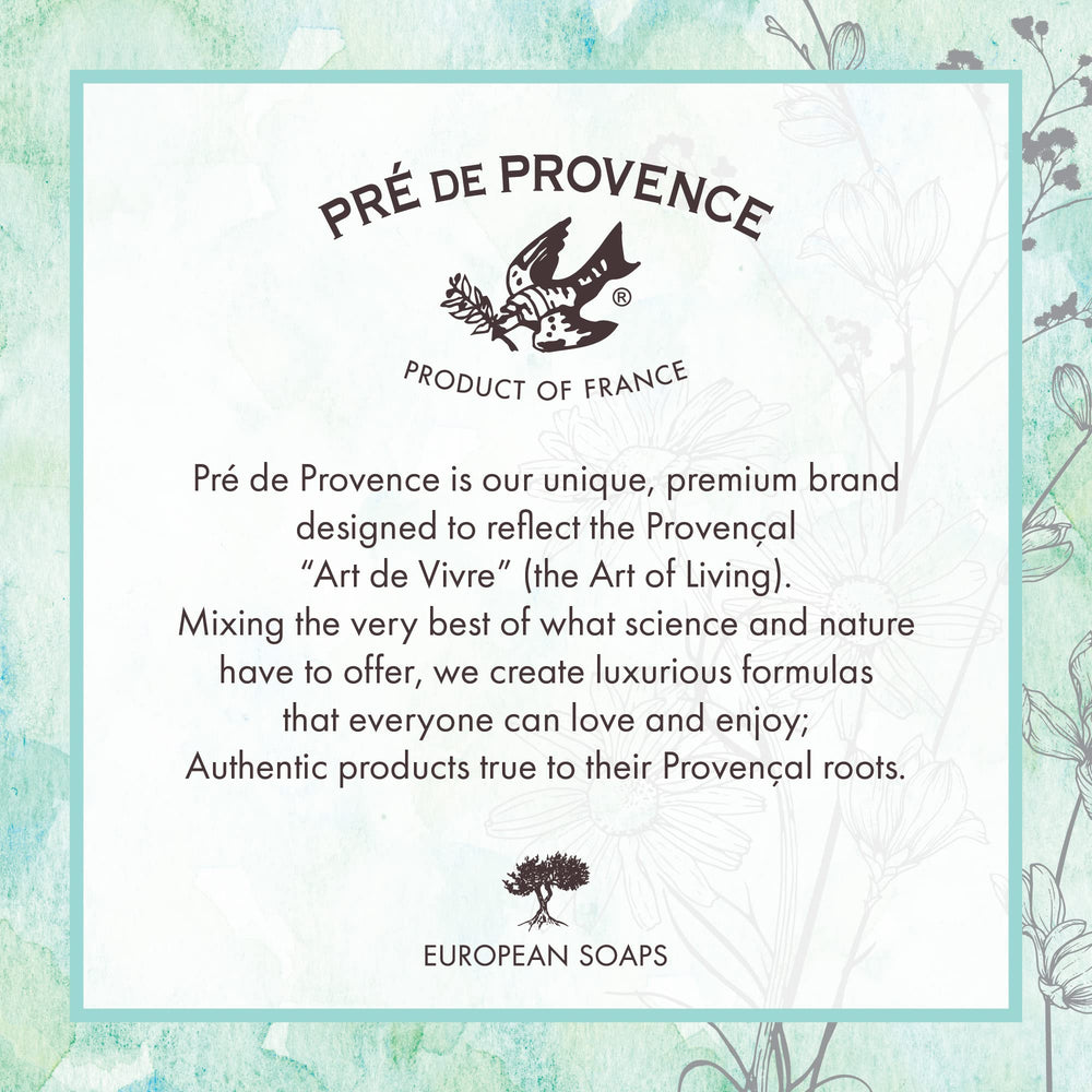 Presentación de lujo del jabón Pre de Provence como regalo elegante.