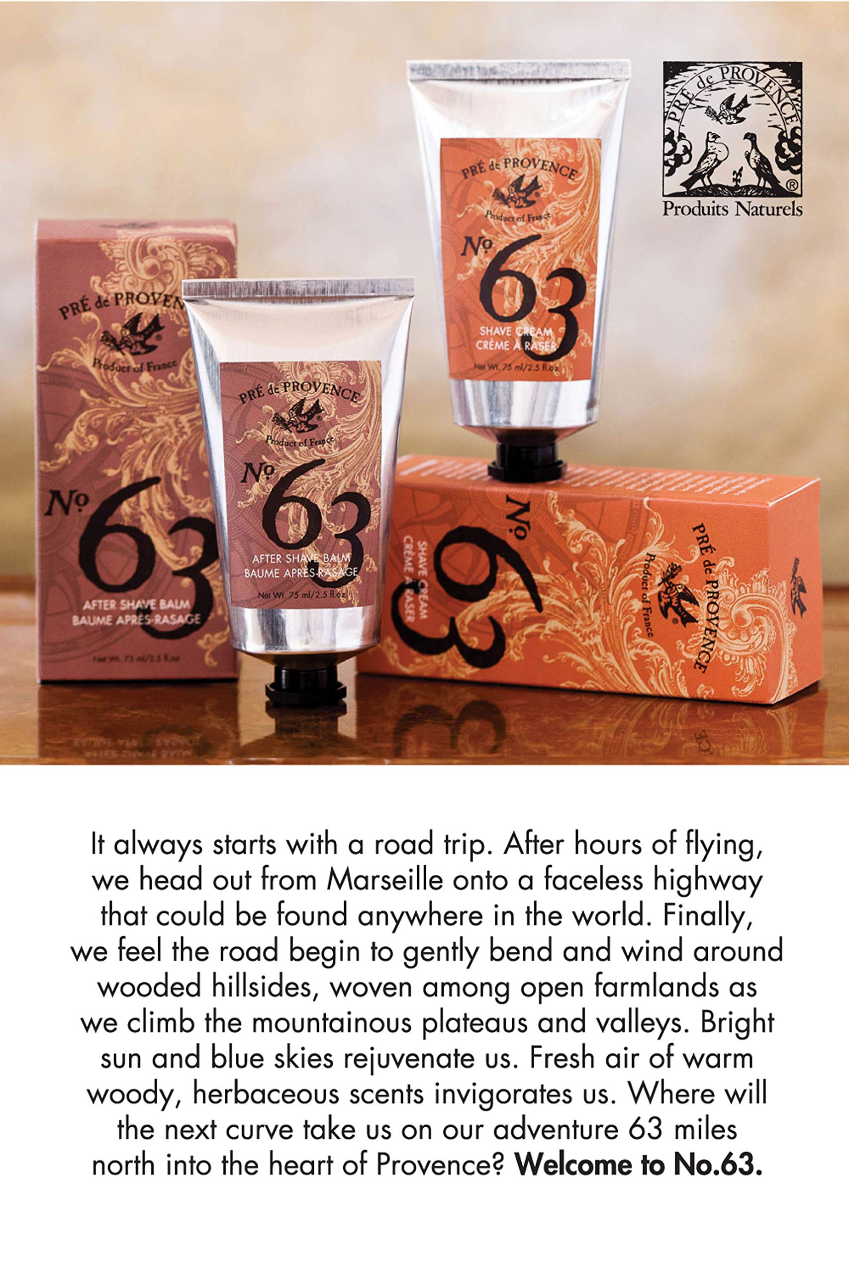 Face close-up showing No63 balm being gently absorbed.