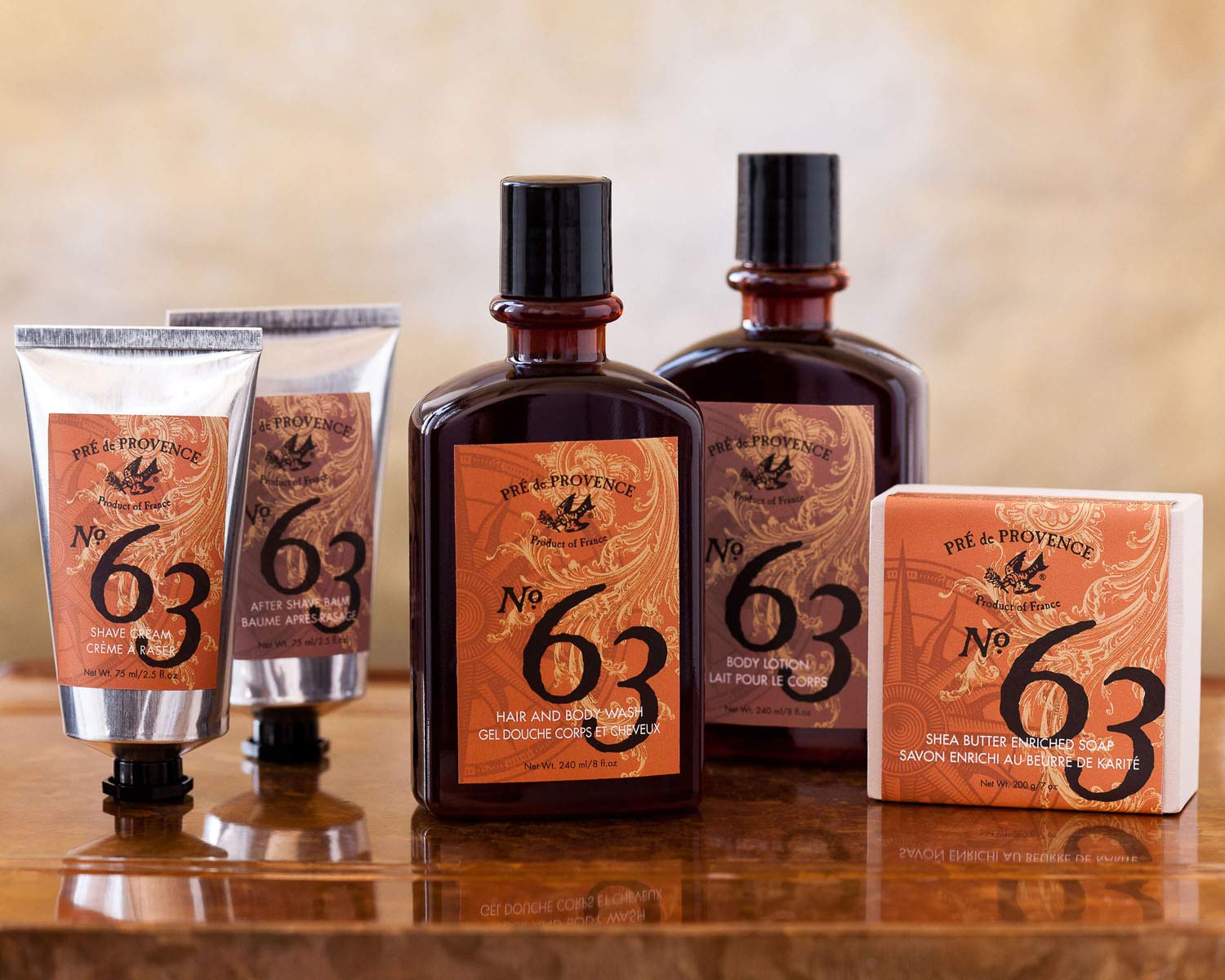 Compact No63 travel package ready for daily routines.
