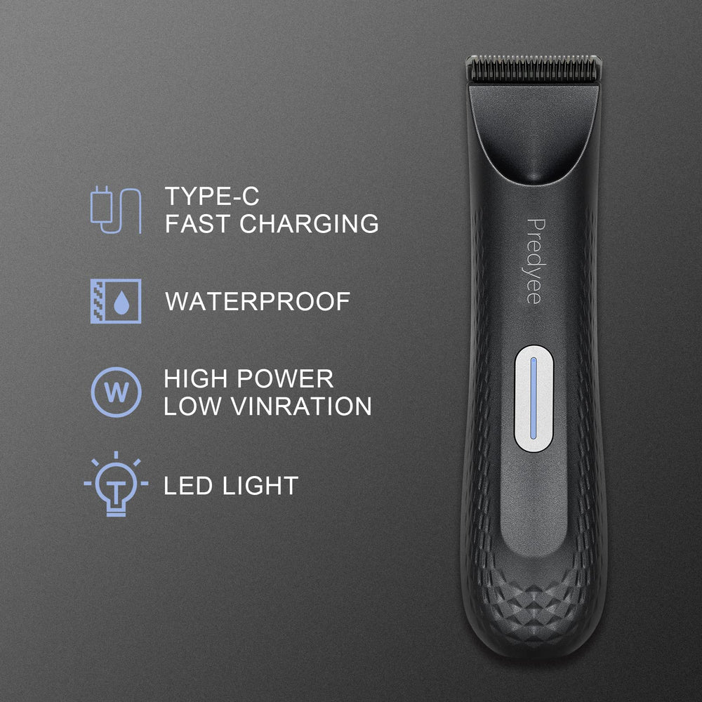 Predyee LED light helps reveal hairs for precise trimming.
