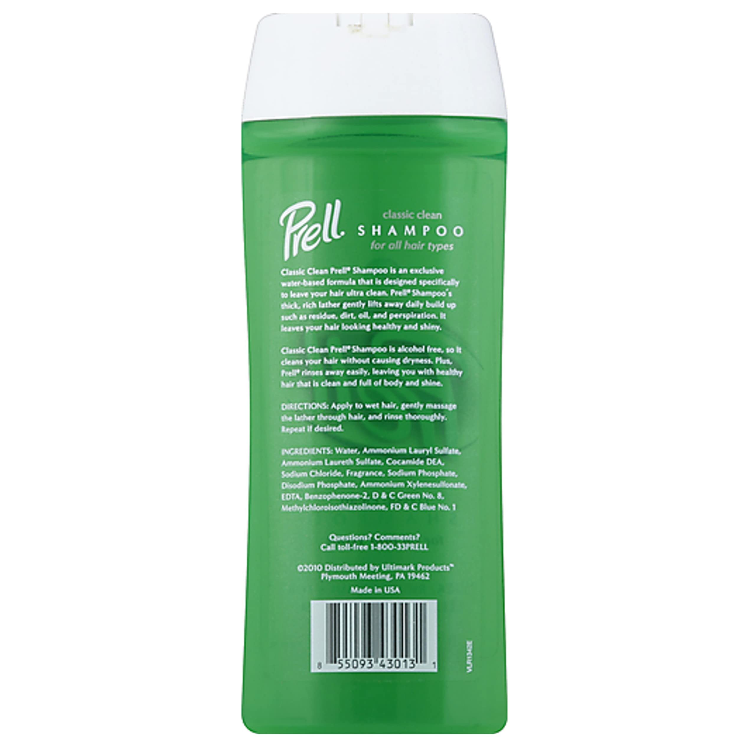 Prell 2-in-1 daily use routine promotes a simple, lightweight care plan.