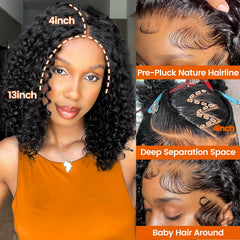 PREMAY 13x4 lace front close-up shows seamless parting and lace