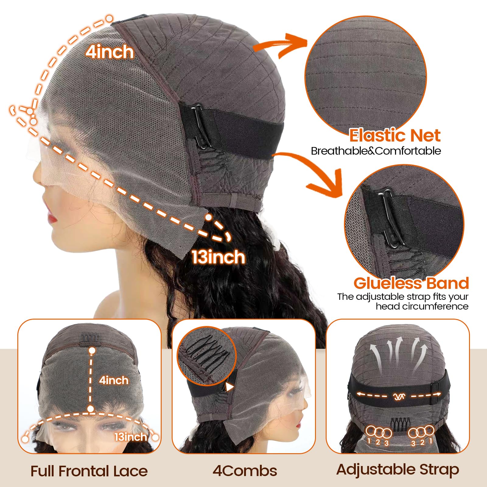PREMAY pre-plucked baby hairs create natural hairline for styling ease