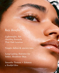 Premier Dead Sea hydration serum texture close-up highlights non-greasy hydration