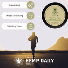 Premium Hemp Extract Daily Intensive Cream knee-foot—softening relief for extremities