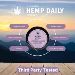 Targeted application on knees and shoulders with Premium Hemp Extract Daily Intensive Cream.