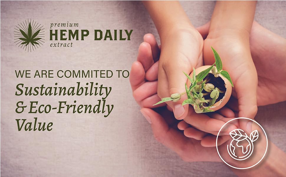 Organic ingredients label on Premium Hemp Extract Daily Intensive Cream packaging.