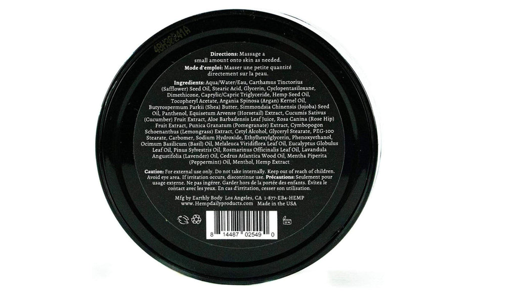 Premium Hemp Extract Daily Intensive Cream two-pack—smart gifting option for him or her