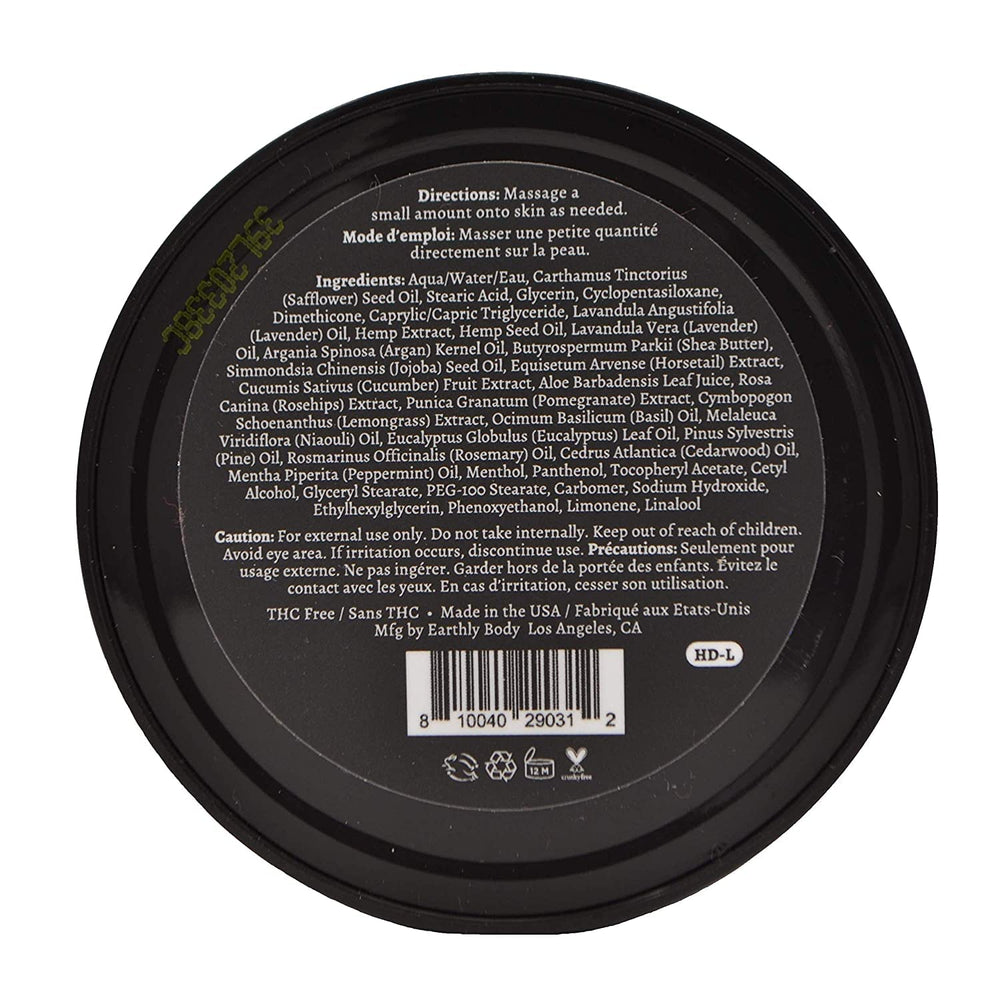 Premium Hemp Extract Daily Intensive Cream cruelty-free label and eco-friendly packaging.