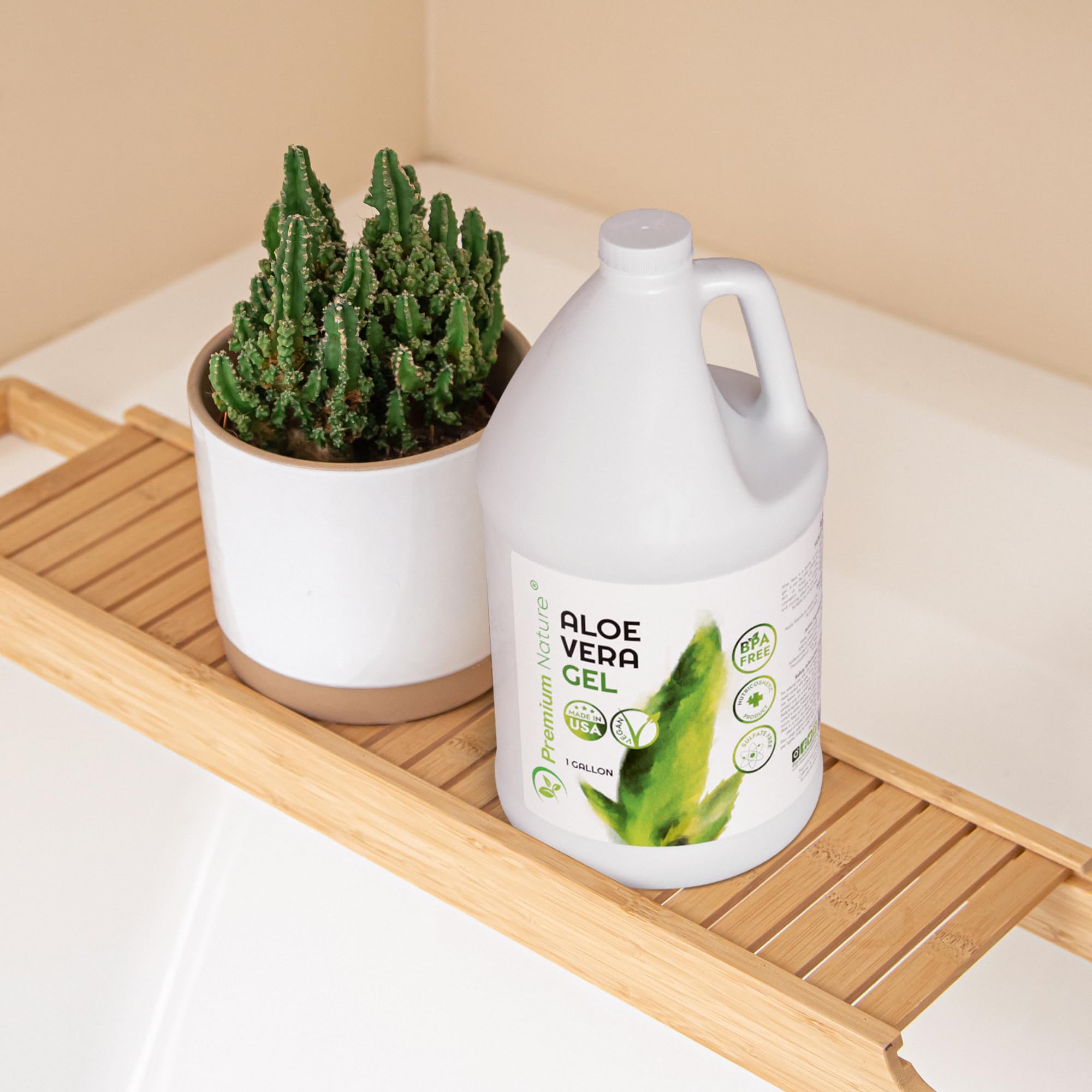 Premium Nature Aloe Vera Gel hair care application supports smooth, non-greasy scalp hydration.