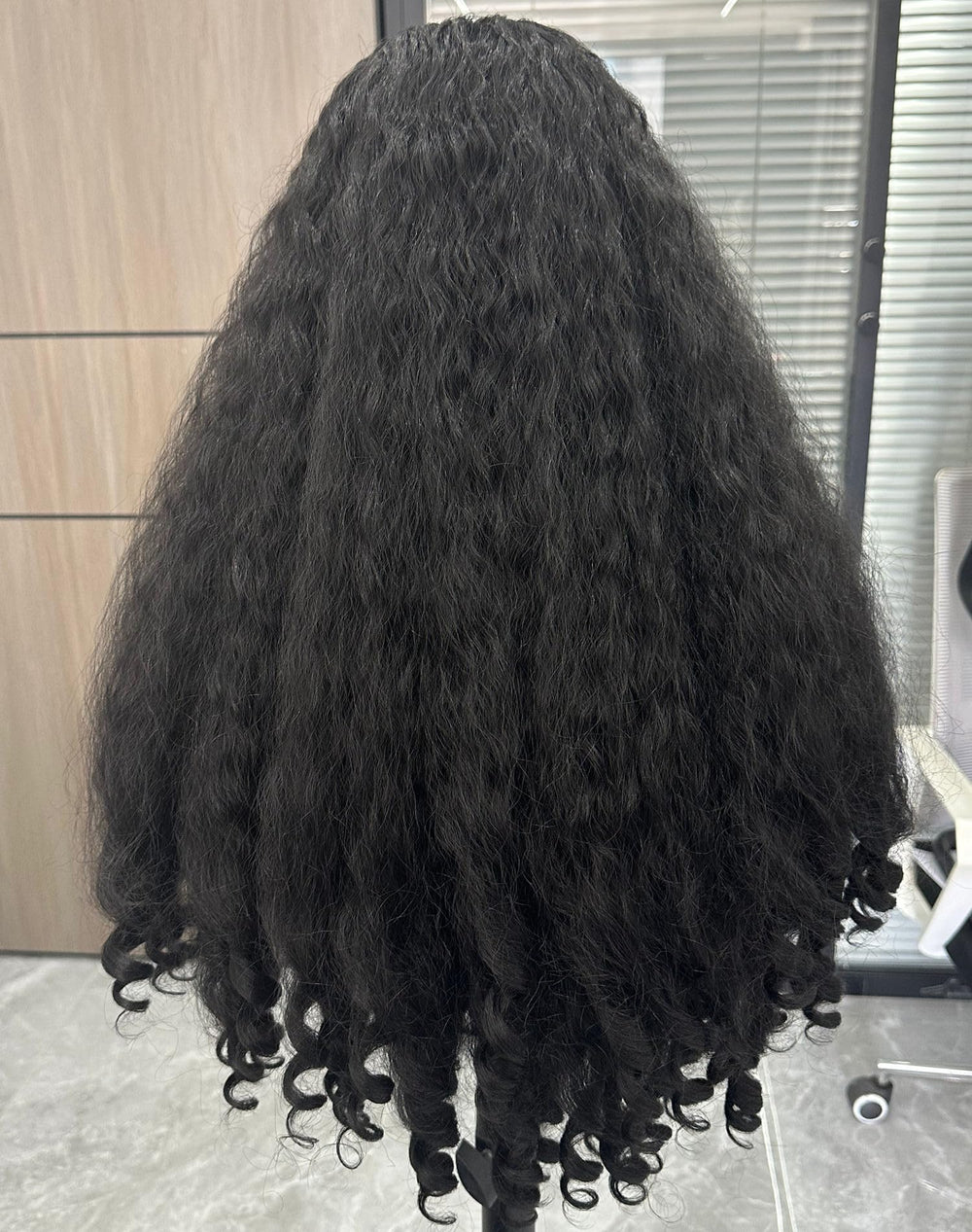 PREMPO Afro Wig adjustable straps ensure a snug, customizable fit.