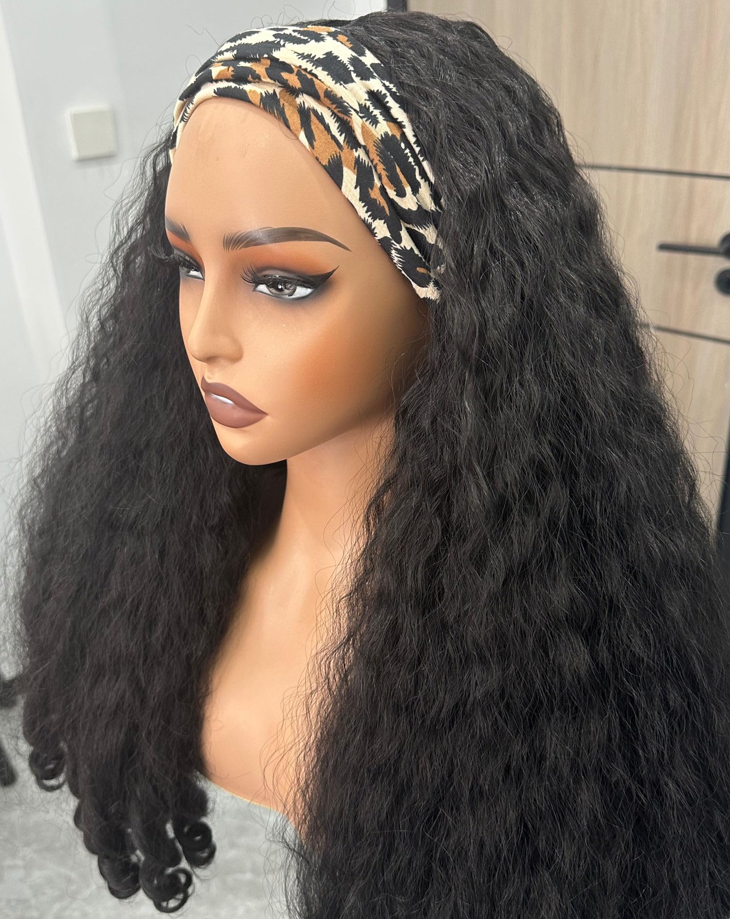 PREMPO Afro Wig package box includes eyelashes for gifting or self-use.