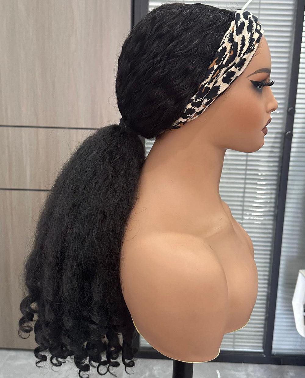 PREMPO Afro wig packaging includes lashes for a ready-to-gift option