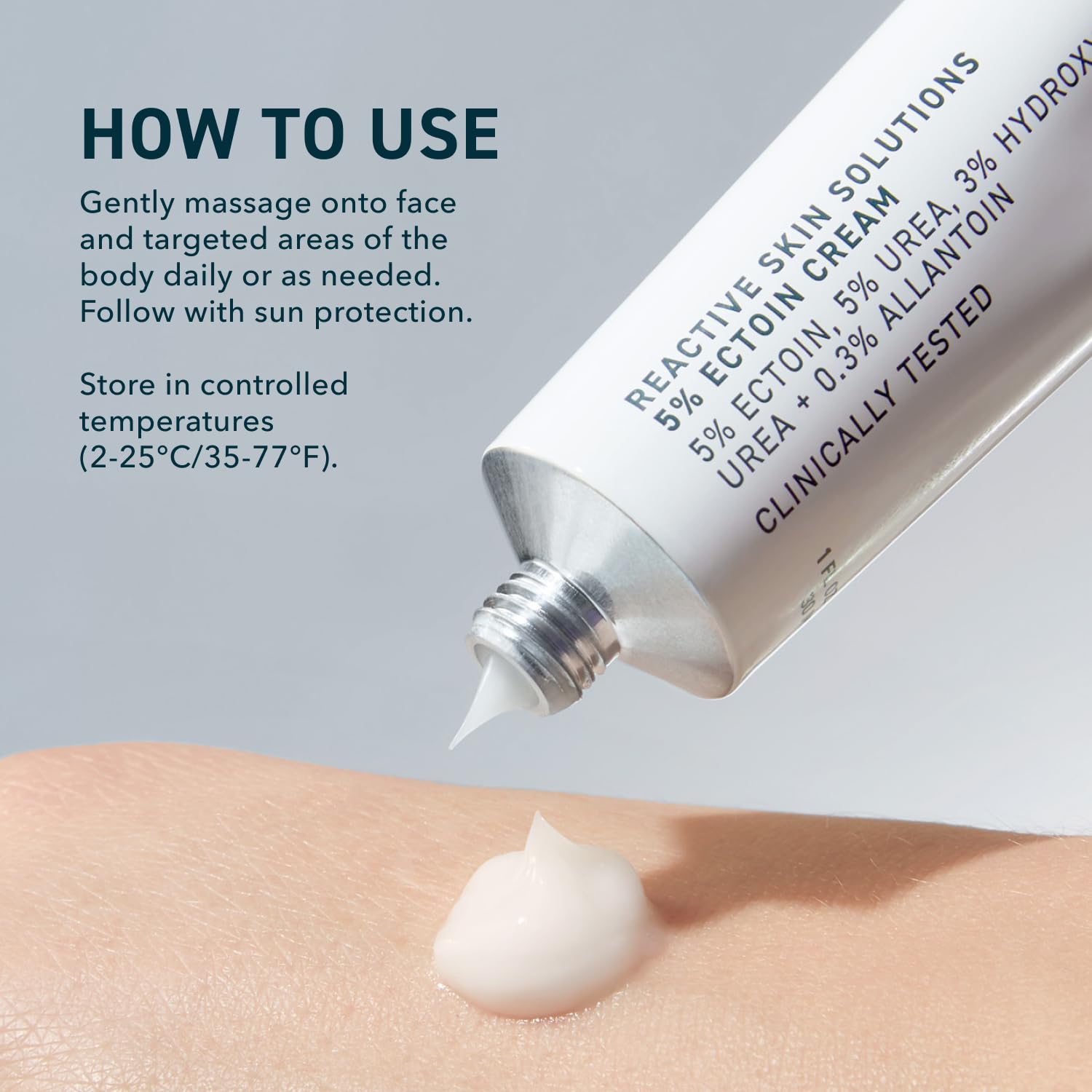 Face application scene with Prequel moisturizer for daily soothing routine