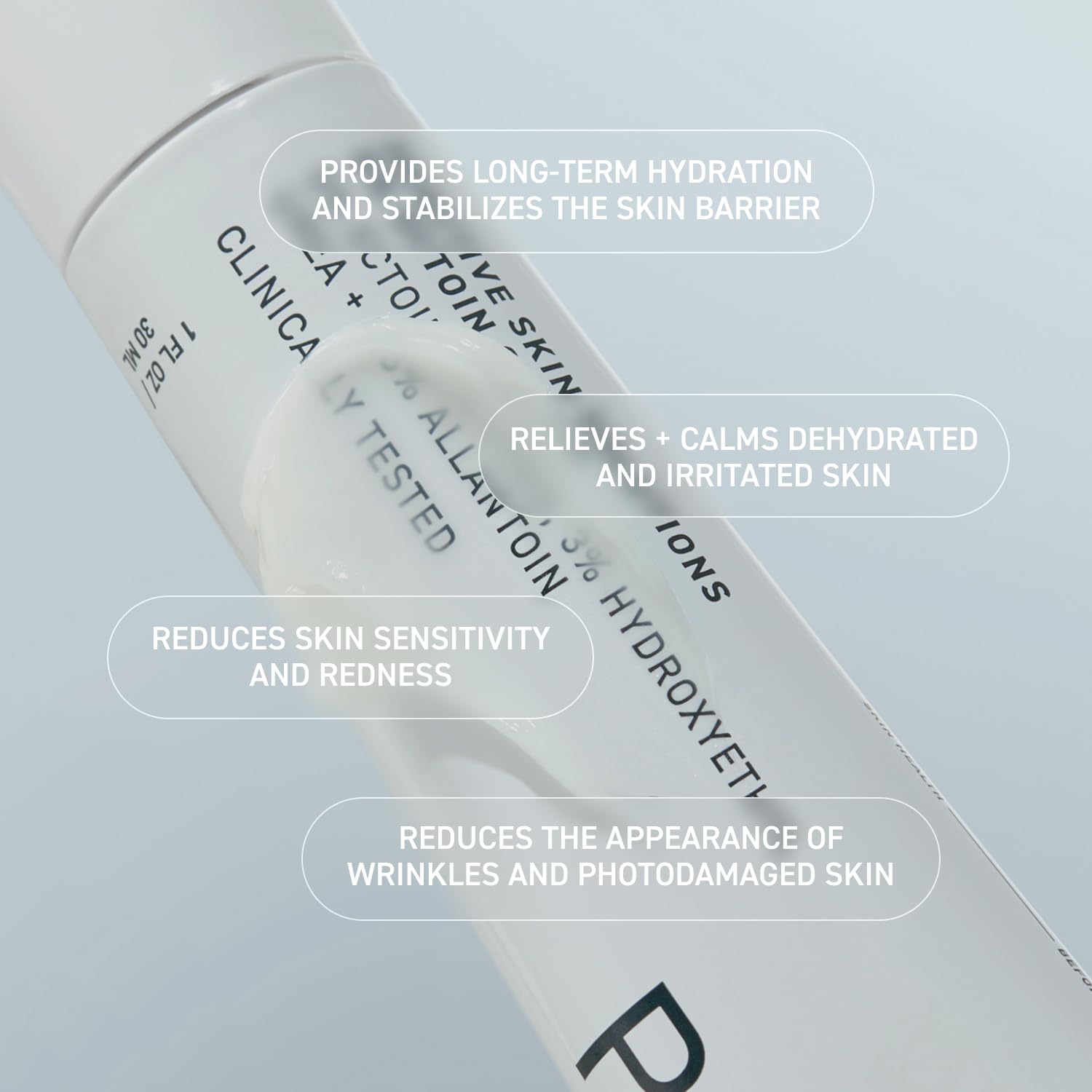 Cream texture close-up from Prequel Reactive Skin Solutions