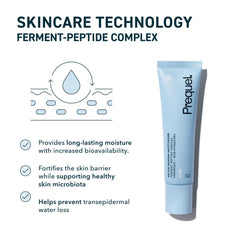 Prequel Skin ceramides and glycerin texture shot suggests plump, soft skin.