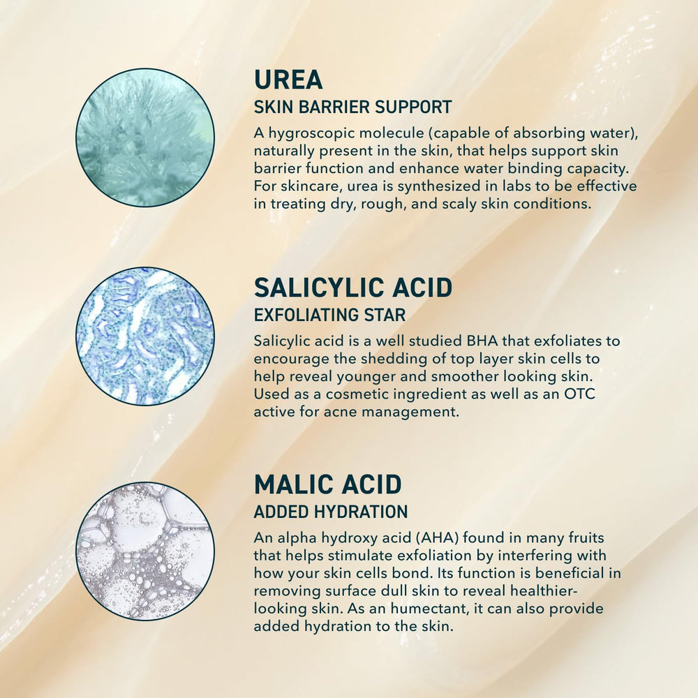 Prequel Skin Foot Rescue application on the foot demonstrates intensive moisturization for dry patches.