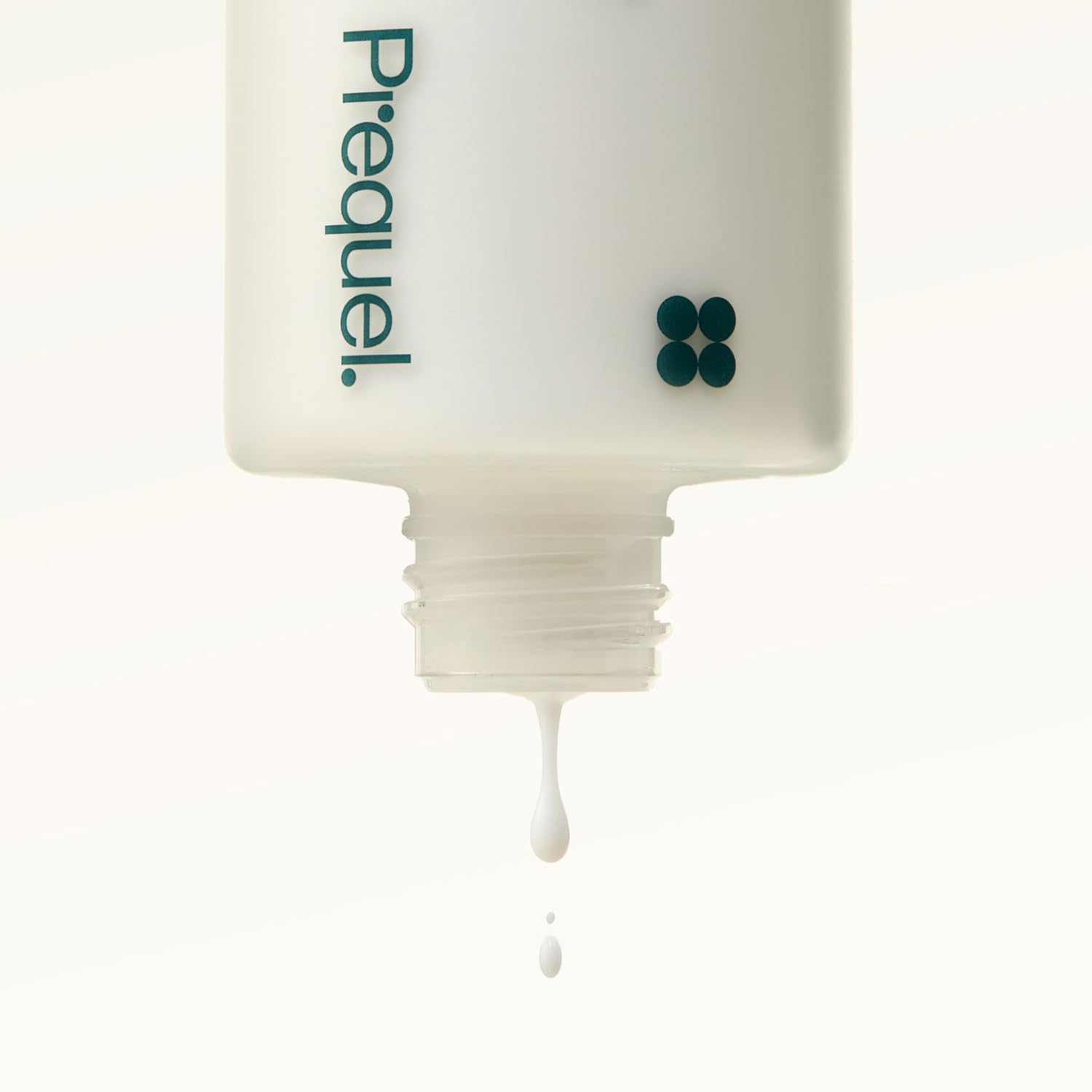 Prequel Skin Half and Half Fluid Moisturizer swatch reveals a non-greasy, radiant finish.