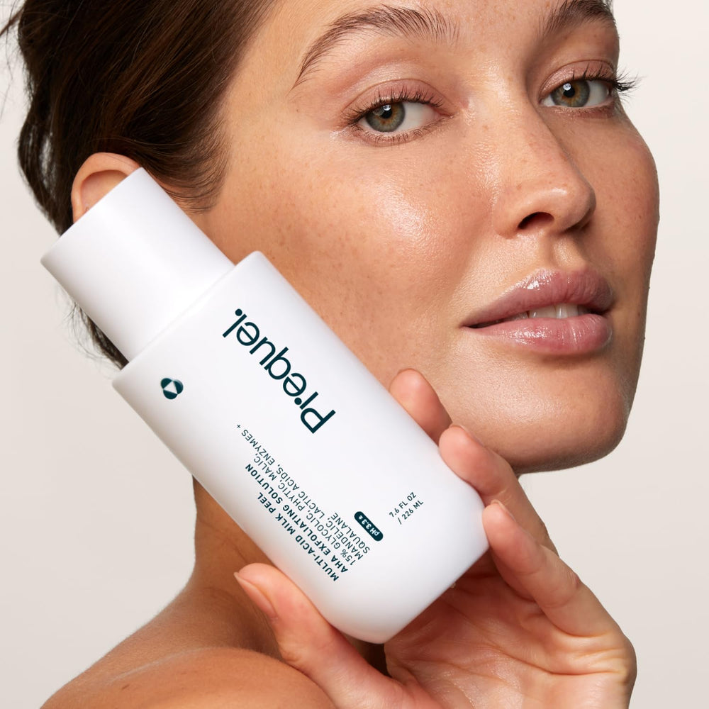 Prequel Skin Multi-Acid Milk Peel enzyme-rich formula conveys balanced, non-drying exfoliation