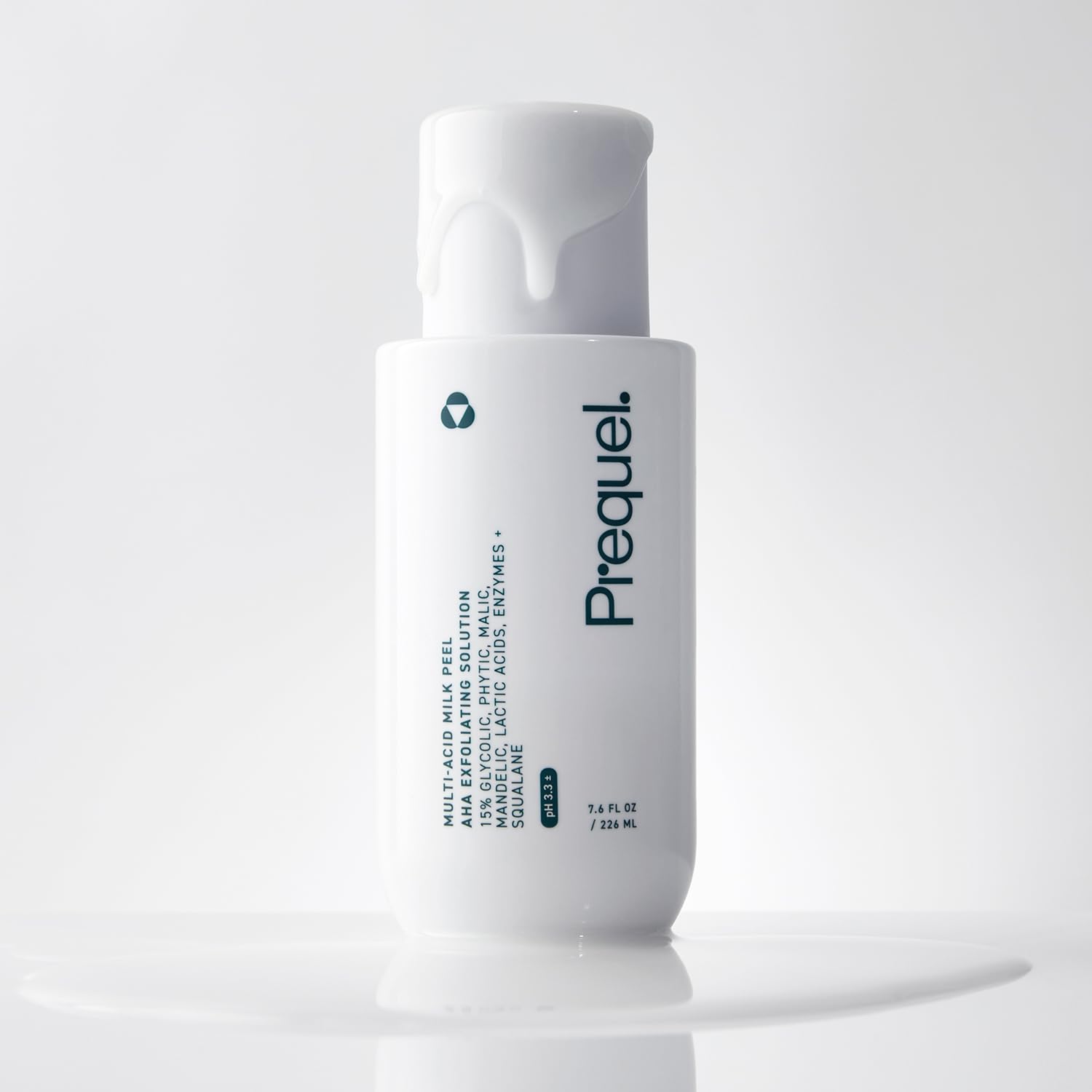 Prequel Skin Multi-Acid Milk Peel milk-based solution evokes hydration during use