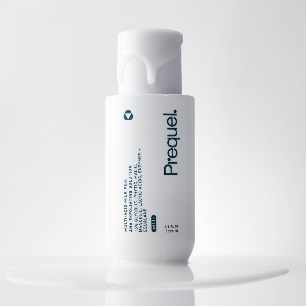 Prequel Skin Multi-Acid Milk Peel milk-based solution evokes hydration during use