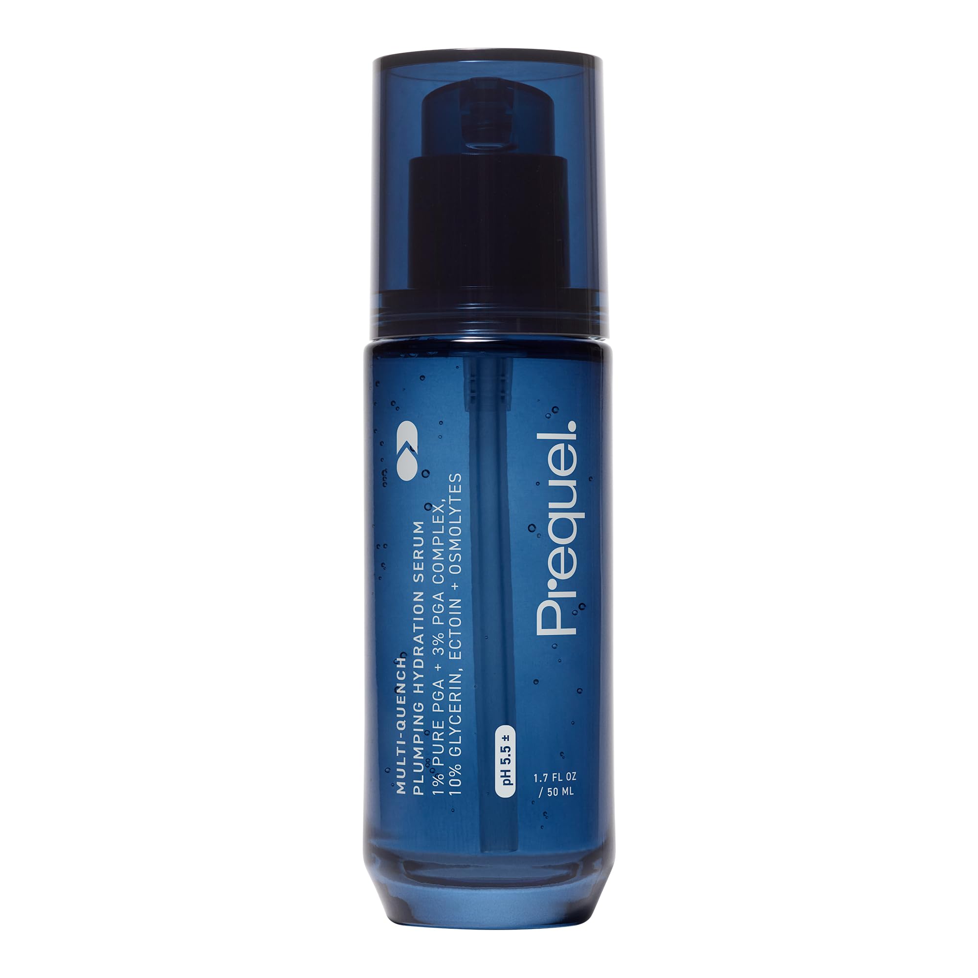 Prequel Skin Multi-Quench bottle with pump for easy on-the-go hydration