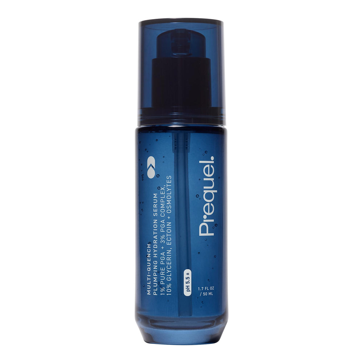 Prequel Skin Multi-Quench bottle with pump for easy on-the-go hydration