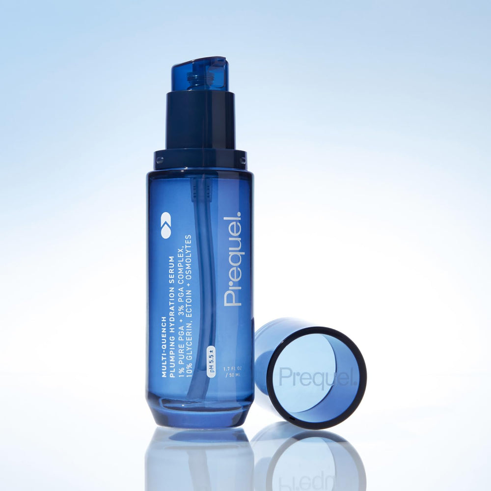 Prequel Skin Multi-Quench TSA-ready packaging enables travel hydration touch-ups