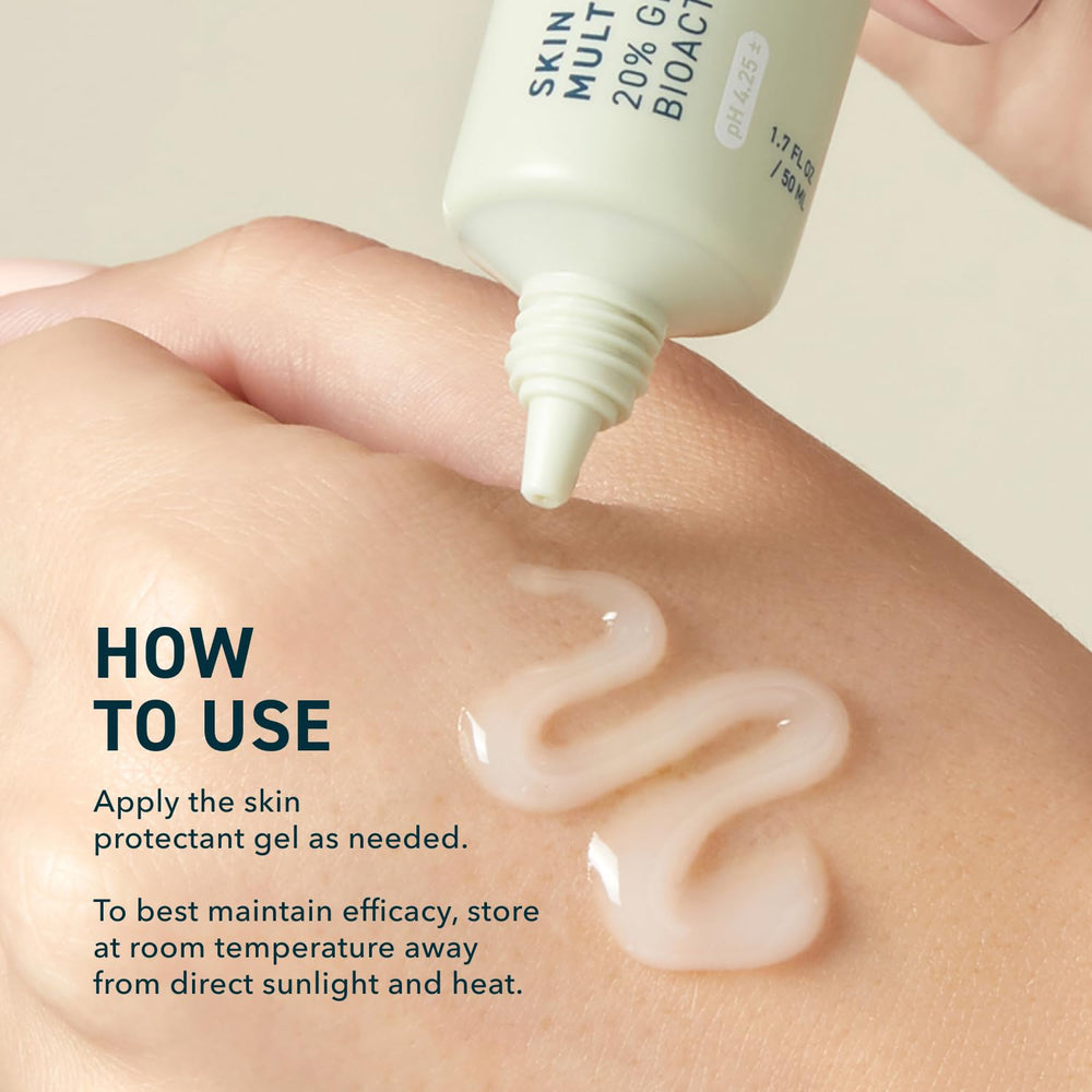 Prequel Skin Utility Gel fragrance-free label highlights pH-balanced formula for sensitive skin