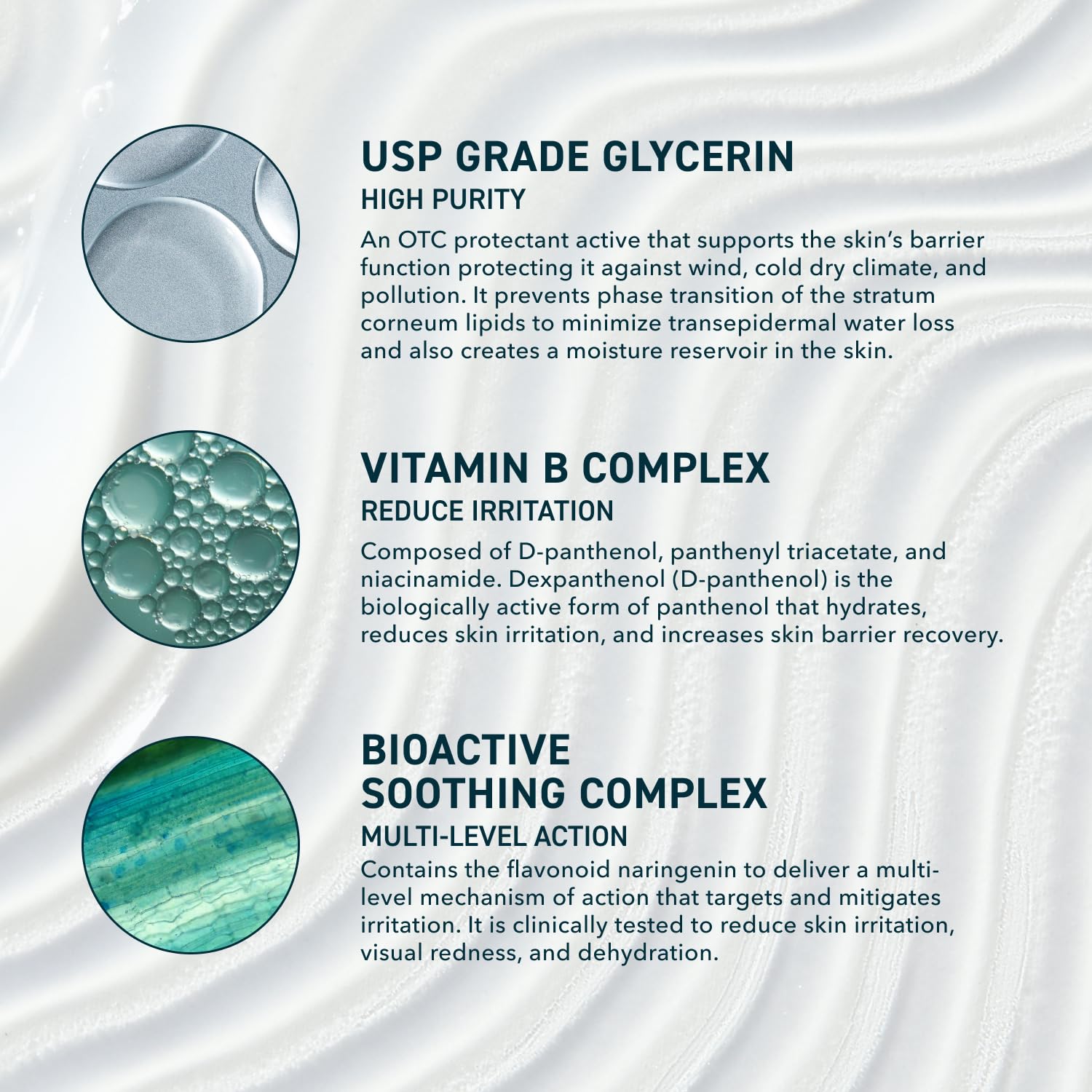 Prequel Skin Utility Gel glycerin image emphasizes 20% glycerin for lasting moisture
