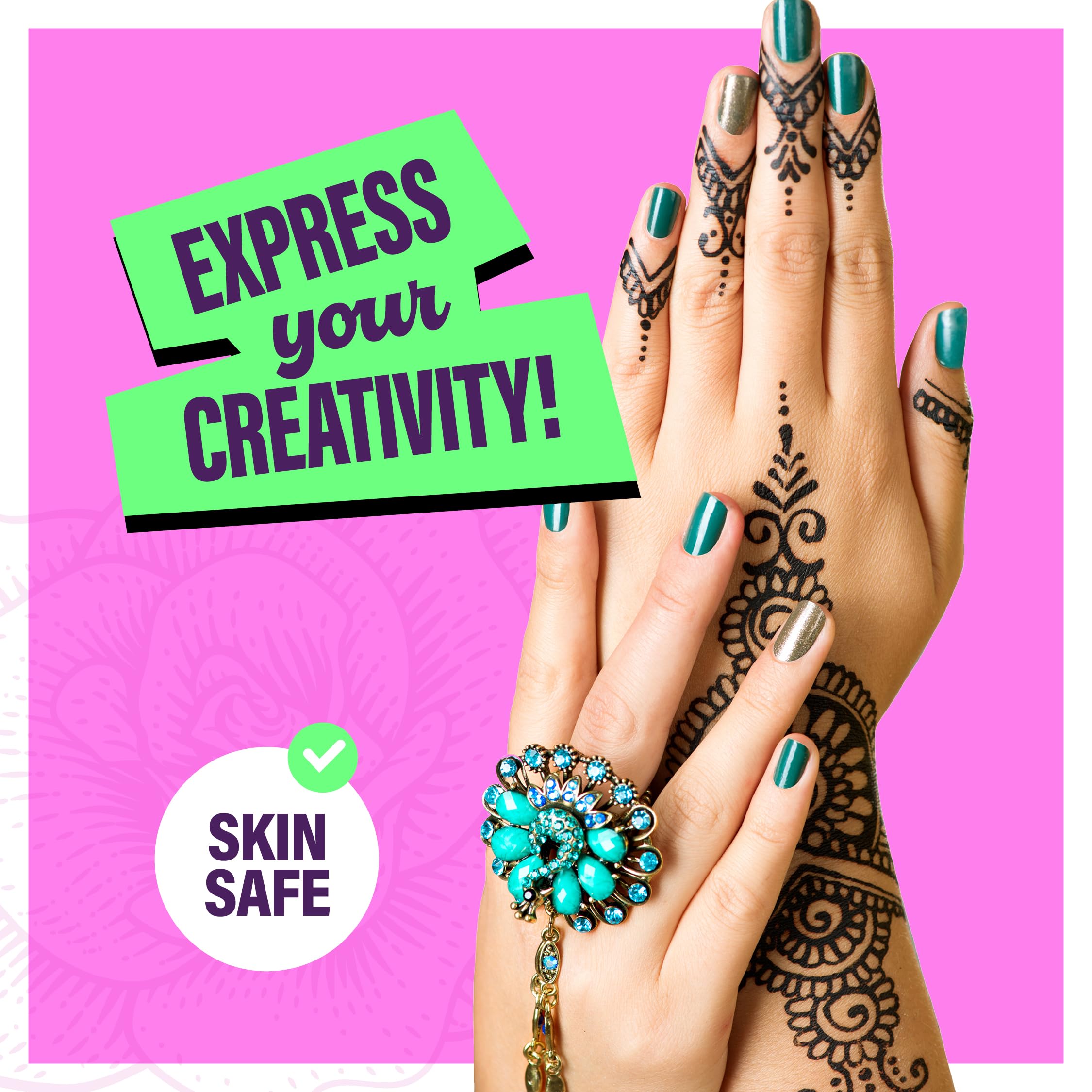 Pretty Me skin-safe, non-toxic ingredients suit all ages.